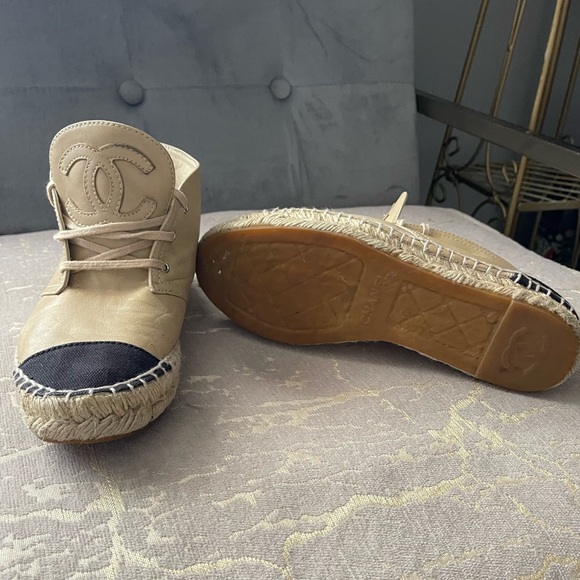 Chanel tall espadrilles -sneakers 👟 - Picture 1 of 5